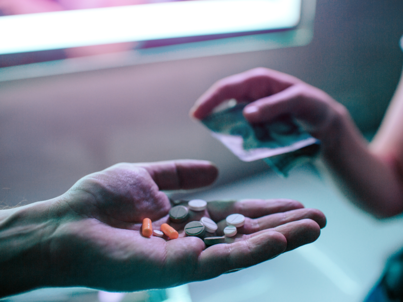 Photo of Drugs in Hand